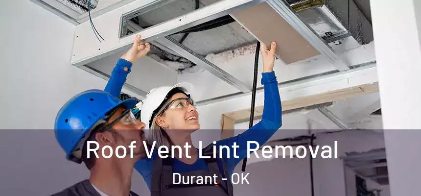 Roof Vent Lint Removal Durant - OK